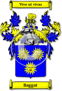 Baggat Family Crest Download (jpg) Legacy Series - 150 DPI