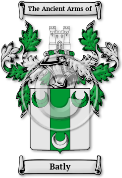 Batly Family Crest Download (jpg) Legacy Series - 150 DPI