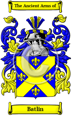 Batlin Family Crest/Coat of Arms