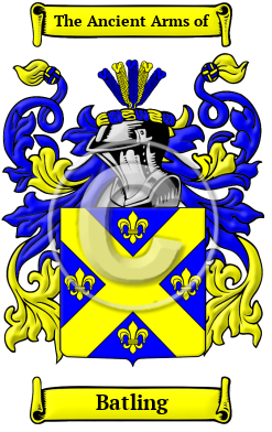 Batling Family Crest Download (JPG) Heritage Series - 300 DPI