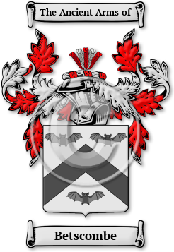 Betscombe Family Crest Download (jpg) Legacy Series - 150 DPI