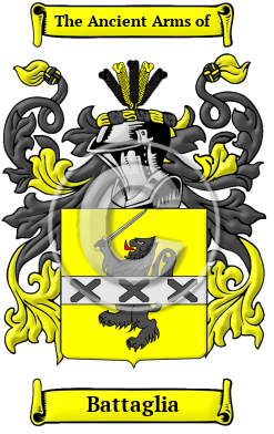 Battaglia Family Crest/Coat of Arms