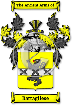 Battagliese Family Crest Download (JPG) Legacy Series - 600 DPI