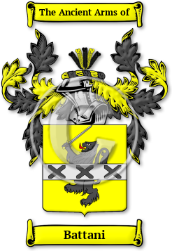 Battani Family Crest Download (jpg) Legacy Series - 150 DPI