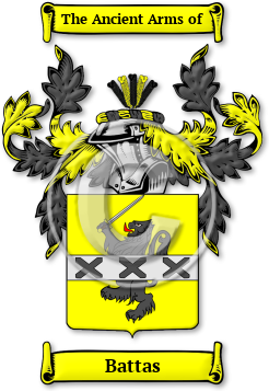 Battas Family Crest Download (JPG) Legacy Series - 300 DPI