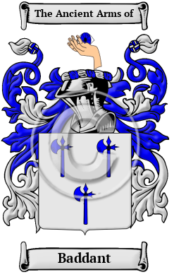 Baddant Family Crest/Coat of Arms