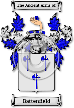 Battenfield Family Crest Download (JPG) Legacy Series - 300 DPI