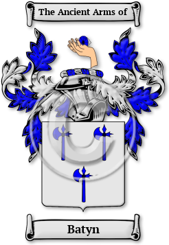 Batyn Family Crest Download (JPG) Legacy Series - 600 DPI