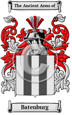 Batenburg Family Crest/Coat of Arms