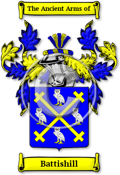 Battishill Family Crest Download (jpg) Legacy Series - 150 DPI