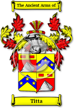 Titta Family Crest Download (jpg) Legacy Series - 150 DPI