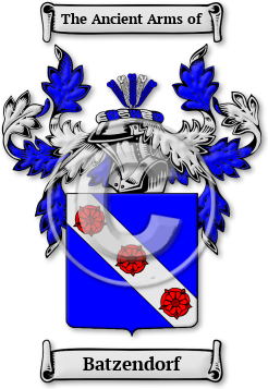 Batzendorf Family Crest Download (jpg) Legacy Series - 150 DPI
