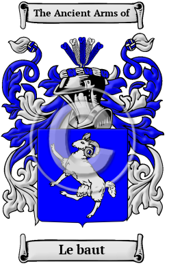 Le baut Family Crest/Coat of Arms