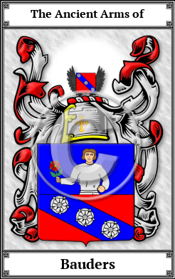 Bauders Family Crest Download (JPG)  Book Plated - 150 DPI
