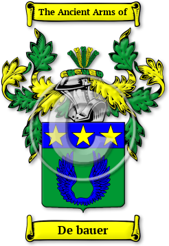 De bauer Family Crest Download (JPG) Legacy Series - 600 DPI
