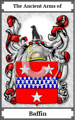 Baffin Family Crest Download (JPG)  Book Plated - 150 DPI