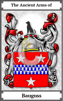 Bauguss Family Crest Download (JPG)  Book Plated - 150 DPI