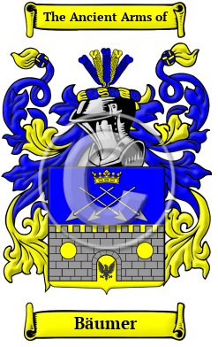 Bäumer Family Crest Download (JPG) Heritage Series - 300 DPI