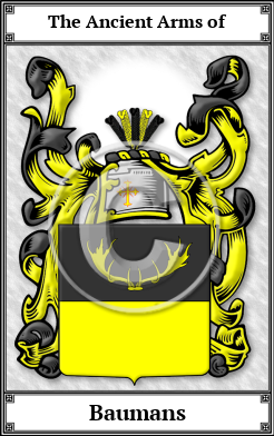 Baumans Family Crest Download (JPG)  Book Plated - 150 DPI