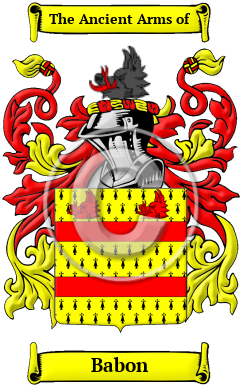 Babon Family Crest Download (JPG) Heritage Series - 600 DPI