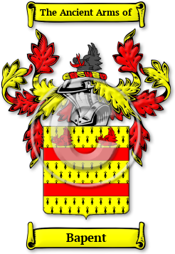 Bapent Family Crest Download (jpg) Legacy Series - 150 DPI