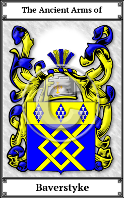 Baverstyke Family Crest Download (JPG)  Book Plated - 150 DPI