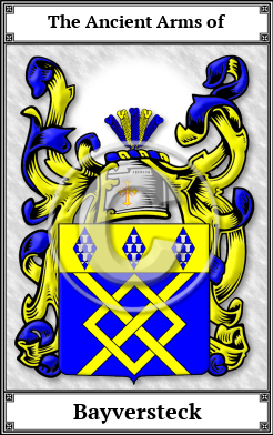 Bayversteck Family Crest Download (JPG)  Book Plated - 150 DPI