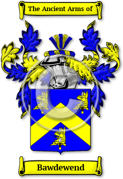 Bawdewend Family Crest Download (jpg) Legacy Series - 150 DPI