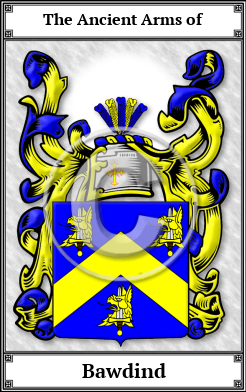 Bawdind Family Crest Download (JPG)  Book Plated - 150 DPI