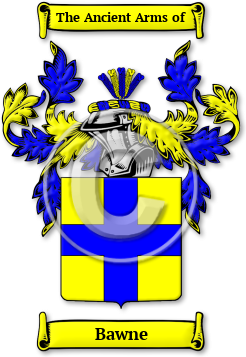 Bawne Family Crest Download (jpg) Legacy Series - 150 DPI