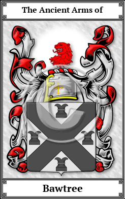 Bawtree Family Crest Download (JPG)  Book Plated - 150 DPI