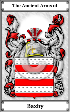 Baxby Family Crest Download (JPG)  Book Plated - 150 DPI