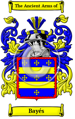 Bayés Family Crest Download (JPG) Heritage Series - 600 DPI