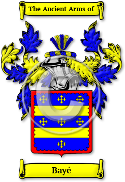 Bayé Family Crest Download (jpg) Legacy Series - 150 DPI