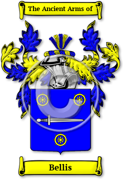 Bellis Family Crest Download (jpg) Legacy Series - 150 DPI