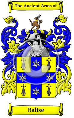 Balise Family Crest/Coat of Arms