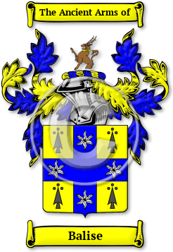 Balise Family Crest Download (jpg) Legacy Series - 150 DPI