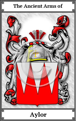 Aylor Family Crest Download (JPG)  Book Plated - 150 DPI