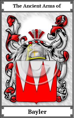 Bayler Family Crest Download (JPG)  Book Plated - 150 DPI