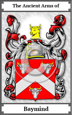 Baymind Family Crest Download (JPG)  Book Plated - 150 DPI