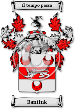 Bantink Family Crest Download (JPG) Legacy Series - 600 DPI