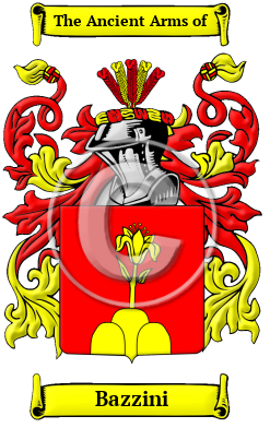 Bazzini Family Crest Download (JPG) Heritage Series - 600 DPI