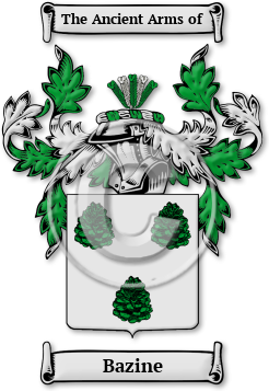 Bazine Family Crest Download (jpg) Legacy Series - 150 DPI