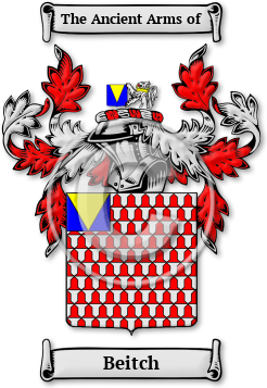 Beitch Family Crest Download (jpg) Legacy Series - 150 DPI