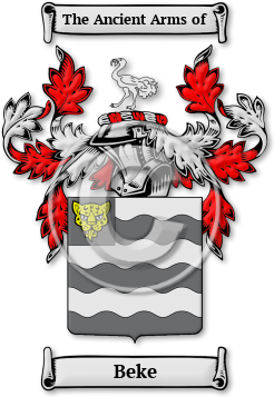 Beke Family Crest Download (jpg) Legacy Series - 150 DPI