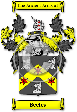 Beeles Family Crest Download (jpg) Legacy Series - 150 DPI