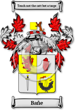 Bañe Family Crest Download (JPG) Legacy Series - 600 DPI