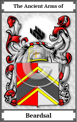 Beardsal Family Crest Download (JPG)  Book Plated - 150 DPI