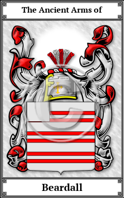 Beardall Family Crest Download (JPG)  Book Plated - 150 DPI