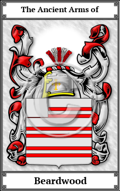 Beardwood Family Crest Download (JPG) Book Plated - 600 DPI